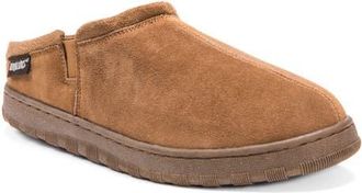 Muk Luks Matt Suede Clog Slipper in Tan at Nordstrom, Size 13