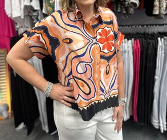 Anonyme Designers Paint Shirt In Peach