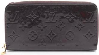 Louis Vuitton Pre-owned Wallets, female, Purple, Size: ONE SIZE Pre-owned Leather Wallet