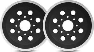 OEM Almohadilla De Lijado De 8 Orificios: Almohadilla De Lijado Autoadhesiva De 2 Piezas, Almohadilla De Lijado Compatible De 125 Mm, Almohadilla De Lijad