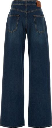 Alexander McQueen Dark Stonewash Denim Jeans - Navy