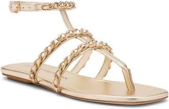 Stuart Weitzman Soluxe Crystal Sandal in Platino at Nordstrom, Size 6.5