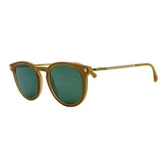 Mykita Accessoires, unisex, Bruin, ONE Size, Bruin Havana Zonnebril Panto Stijl