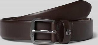 HUGO BOSS G&uuml;rtel aus echtem Rindsleder Modell SYHR in Dunkelbraun, Gr&ouml;&szlig;e 100