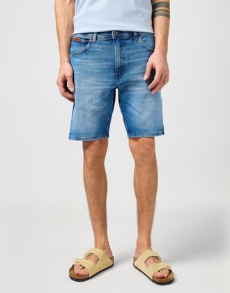 Wrangler Jeansshorts WRANGLER Texas, Herren, Gr. 30, N-Gr, rosa (prairie rose), Denim/Jeans, Obermaterial: 99% Baumwolle, 1% Elasthan, Basic, Jeans Jeansshorts