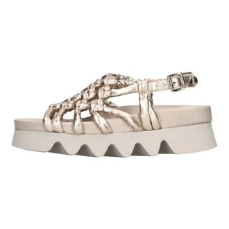 Patrizia Bonfanti Dames, Schoenen, Grijs, Maat: 41 EU Leer