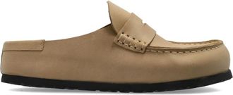 Birkenstock Naples Wrapped - Dames - Slip ons - Beige - 41 EU - Leer - Schoenen