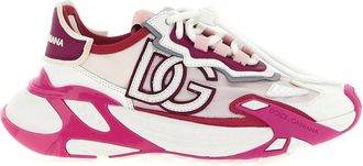 Dolce & Gabbana Day Faster Sneaker - Dames - Sneakers - Roze - 35 EU - Leer - Schoenen