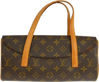 Louis Vuitton Sonatine Monogram Canvas Brown Canvas Handbag (Pre-Owned)