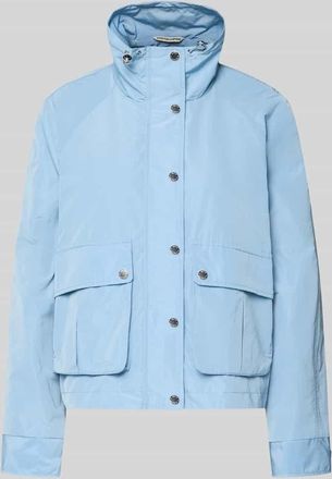 Fuchs Schmitt Jacke mit Stehkragen und Pattentaschen in Bleu, Gr&ouml;&szlig;e 34