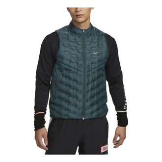Nike Therma-FIT ADV Repel Down Running Vest Asia Sizing Dark Green FB7543-328
