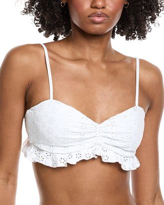 Amanda Uprichard Dove Bikini Top