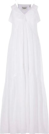 Isabel Marant Vasma maxi-jurk met spaghettibandjes - Wit