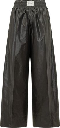 Givenchy Cocoon Broek met Elastische Taille - Dames - Wijde Broeken - Zwart - XS - Katoen - Broeken