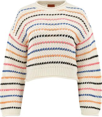 Mother Maglione a righe - Toni neutri