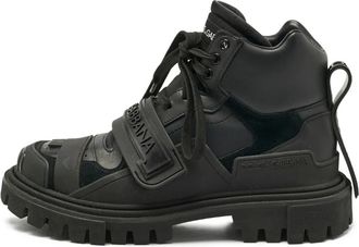 Dolce & Gabbana Stivali con logo - Nero