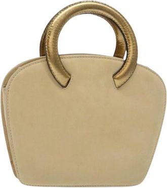 Ferragamo Pre-owned Handbags, female, Beige, Size: ONE SIZE Pre-owned Hand Bag