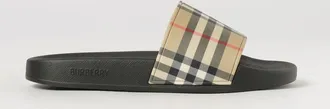 Burberry Ciabatte slide in gomma con motivo Vintage Check