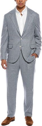 Brunello Cucinelli 2Pc Wool & Silk-Blend Suit
