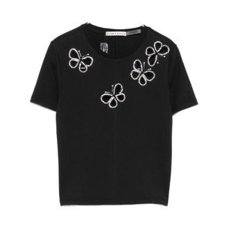 Alice & Olivia Dames, Tops, Zwart, Maat: XS
