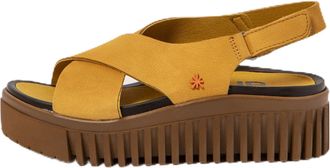 Art Womens 1574 Brighton Flat Sandal, Honey, 6 UK