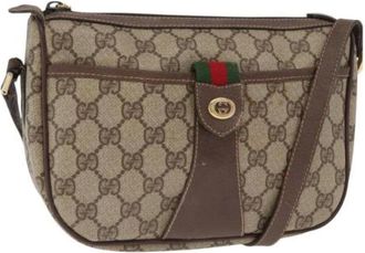 Gucci Pre-owned Cross Body Bags, female, Beige, Size: ONE SIZE Pre-owned Plastic Cross Body Bag