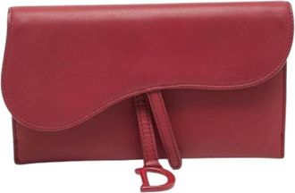 Dior Pre-owned Wallets, female, Red, Size: ONE SIZE Pre-owned Vintage Wallet