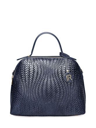 Isabella Rhea Blauw Rundleer Tas