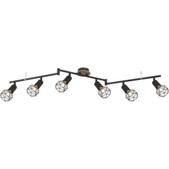 Globo Lighting faretto - Xara I - nero - metallo - faretto a superficie