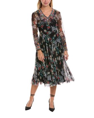 Johnny Was Mazzy Flared Midi Dress