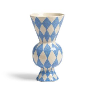 &Klevering Rhombic Vase, blau