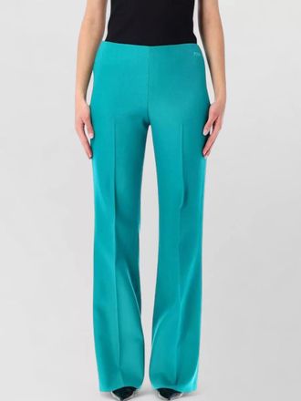 Fendi virgin wool slim-fit flared trousers