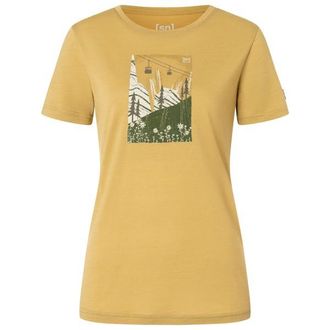 super.natural Summer Gondola Tee Merinoshirt f&uuml;r Damen | sahara / various