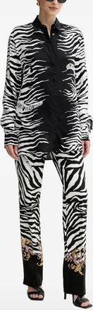 Versace Jeans Couture T-shirt zebrata - Nero