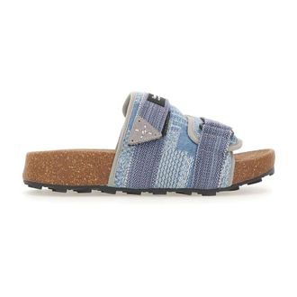 Flower Mountain Sliders, female, Blue, Size: 10 US Niwa Slides