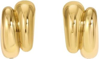 Lili Claspe Manon Double Hoop Earrings in Gold at Nordstrom