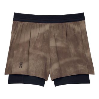 On Running 3 Performance 2/1 Shorts AOP Cinder Black 1WF10472986