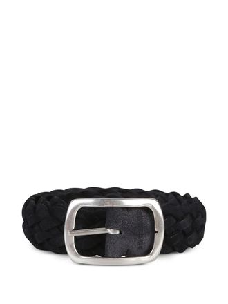 Orciani interwoven suede belt - men - Suede - 90 - Black