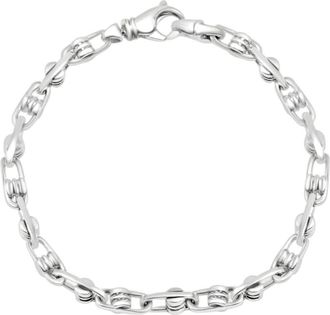 Pompeii3 Mens Link 14k Gold (27gram) or Platinum (44gram) 5mm Bracelet 8.75