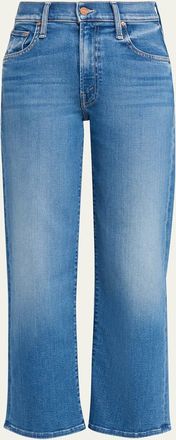 Mother The Mid-Rise Rambler Zip Ankle Jeans
