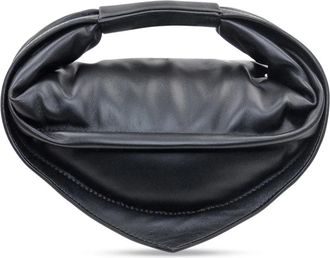 Federico Cina Mini Tortellino Bag - Dames - Handtassen - Zwart - ONE Size - Katoen - Tassen