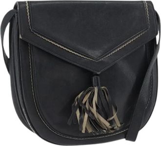 Saint Laurent Pre-owned Cross Body Bags, female, Black, Size: ONE SIZE Pre-owned Vintage Shoulder Bag