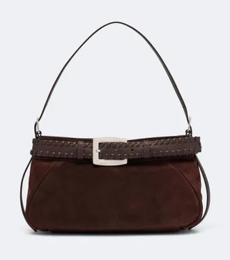Staud Brooklyn Small suede shoulder bag