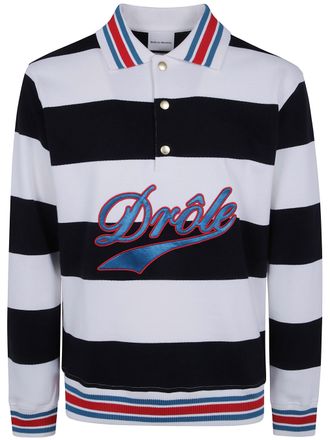 Dr&ocirc;le de Monsieur Polo Embroidered Stripes Dr&ocirc;le