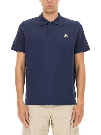 Moose Knuckles Everett Gold Polo Shirt