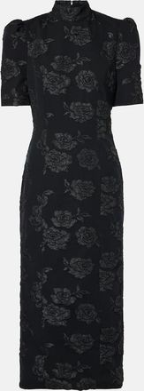 Rotate Abito midi in jacquard