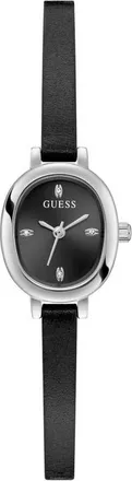 Guess Oblong Crystal Marker Watch, 21mm in Black at Nordstrom