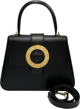 Celine Pre-owned Vintage Leren Handtas - Dames - Vintage Handtas - Zwart - ONE Size - Leer - Vintage