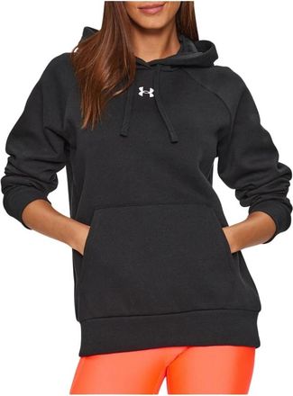 Under Armour Rival Fleece Hoodie - Dames - Hoodies - Zwart - L - Katoen - Hoodies & sweatvesten