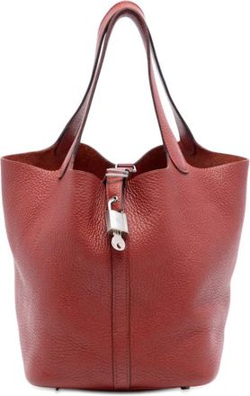 Herm&egrave;s Pre-owned Hermes Clemence Picotin Lock 22 Ladies FVTAW7T45R4X8240